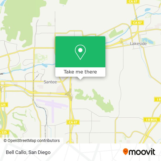 Bell Callo map