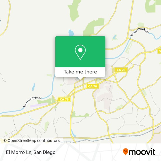 Mapa de El Morro Ln