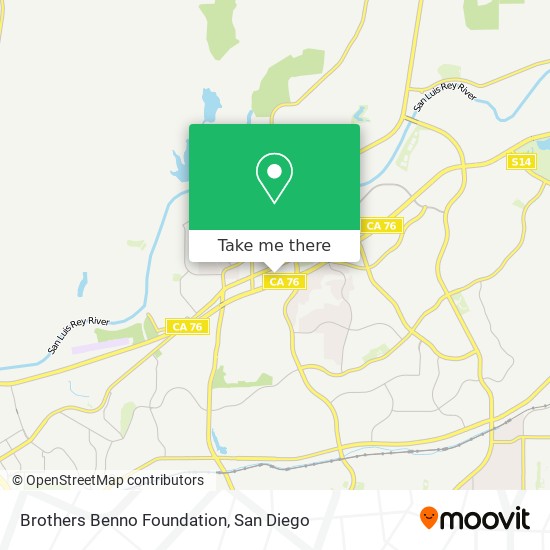 Brothers Benno Foundation map