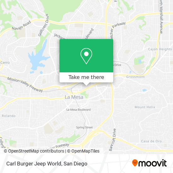 Carl Burger Jeep World map