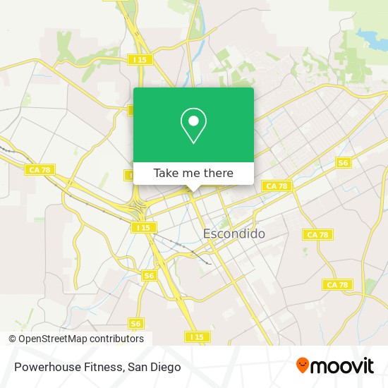 Mapa de Powerhouse Fitness