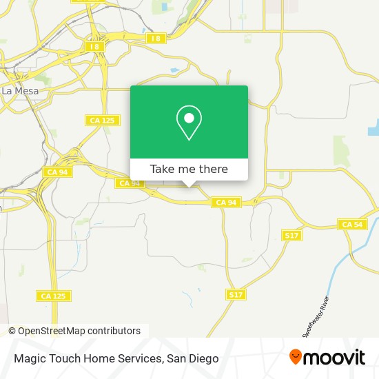 Mapa de Magic Touch Home Services