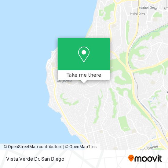 Vista Verde Dr map