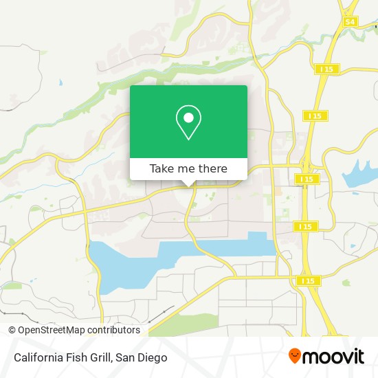 Mapa de California Fish Grill