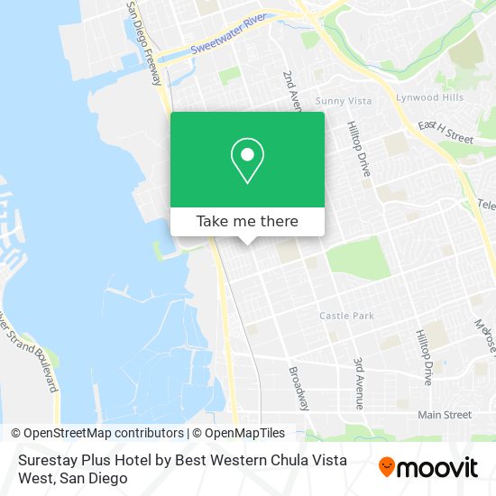 Mapa de Surestay Plus Hotel by Best Western Chula Vista West