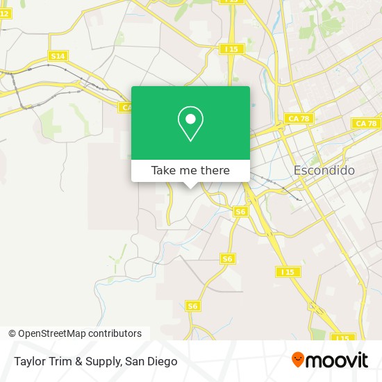Mapa de Taylor Trim & Supply