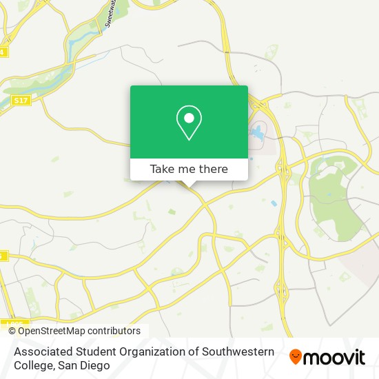 Associated Student Organization of Southwestern College map