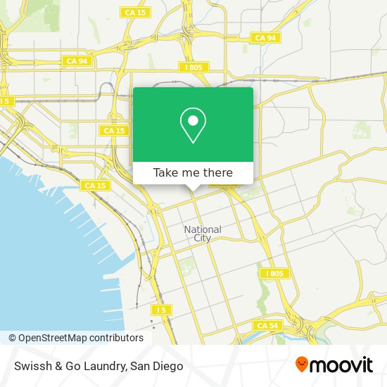 Mapa de Swissh & Go Laundry