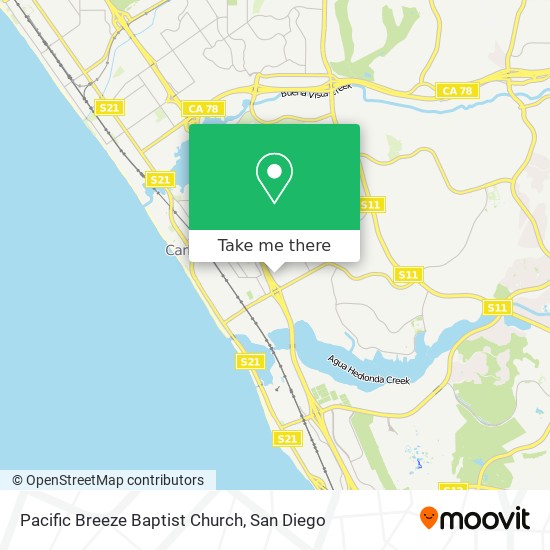 Mapa de Pacific Breeze Baptist Church