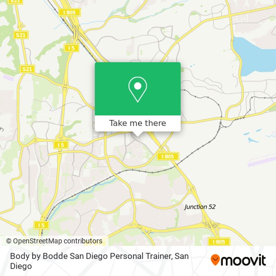 Mapa de Body by Bodde San Diego Personal Trainer