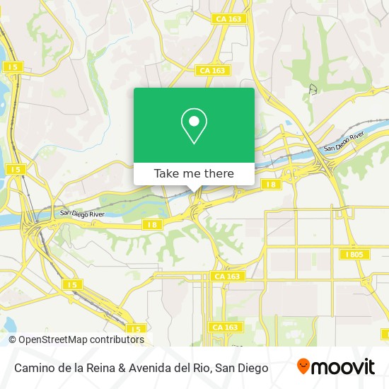 Camino de la Reina & Avenida del Rio map