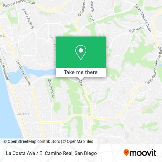 La Costa Ave / El Camino Real map