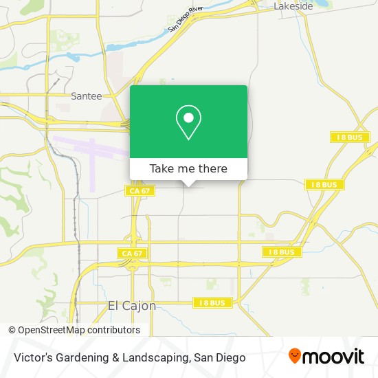 Mapa de Victor's Gardening & Landscaping