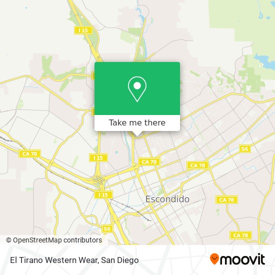 El Tirano Western Wear map