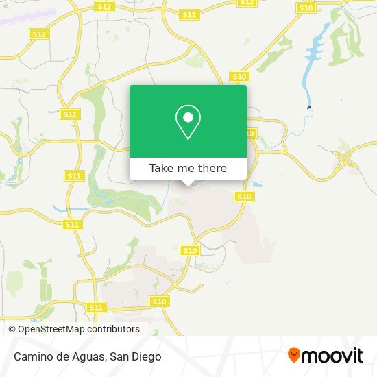 Camino de Aguas map