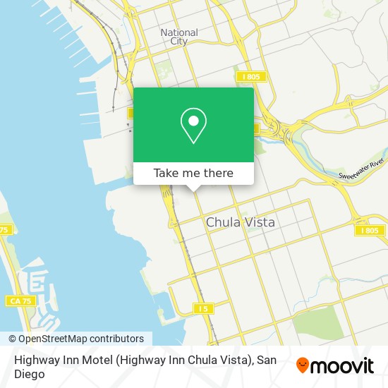 Highway Inn Motel (Highway Inn Chula Vista) map
