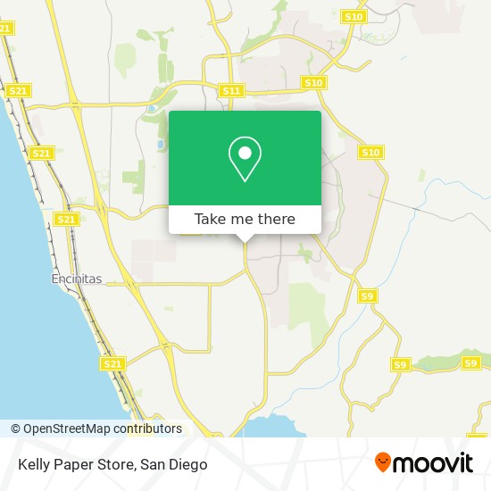 Kelly Paper Store map