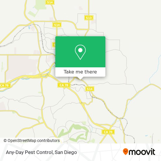 Mapa de Any-Day Pest Control