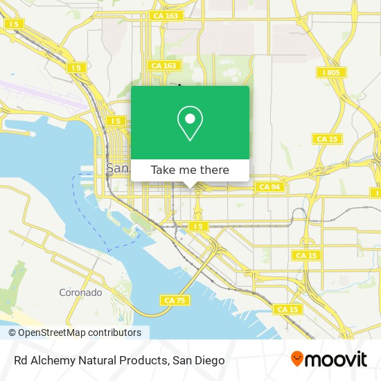 Mapa de Rd Alchemy Natural Products