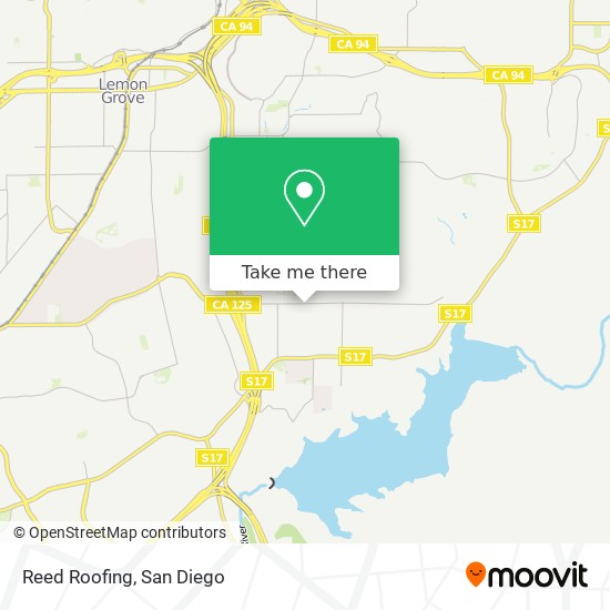 Mapa de Reed Roofing