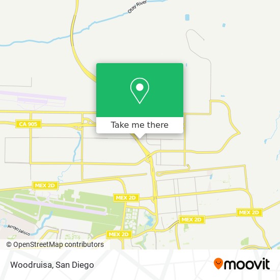 Woodruisa map