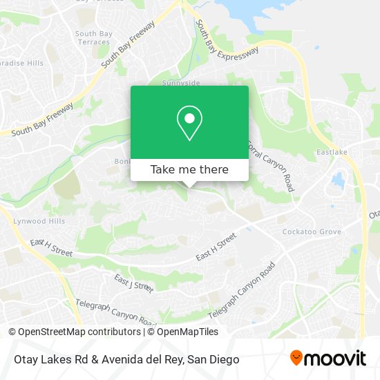 Mapa de Otay Lakes Rd & Avenida del Rey