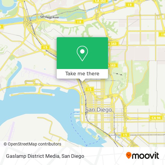 Mapa de Gaslamp District Media