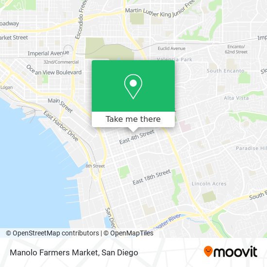 Manolo Farmers Market map