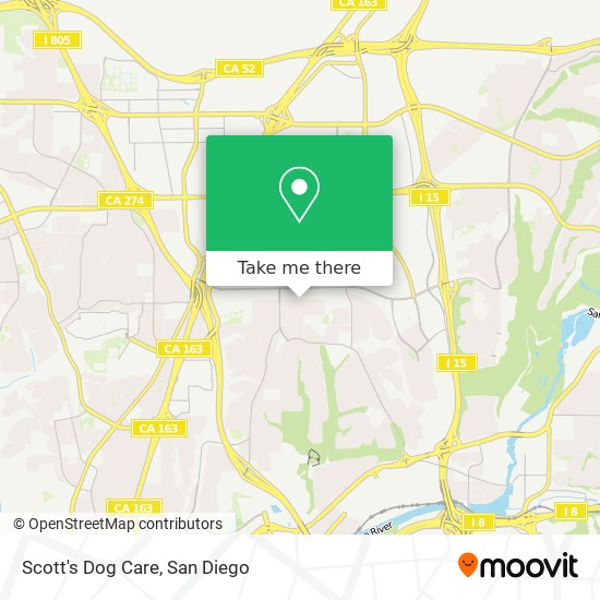 Scott's Dog Care map