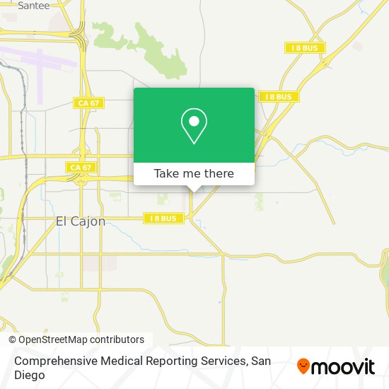 Comprehensive Medical Reporting Services map