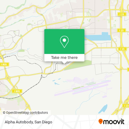 Mapa de Alpha Autobody