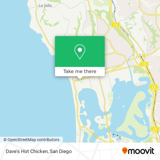 Dave's Hot Chicken map