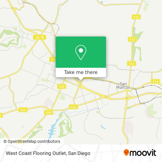 Mapa de West Coast Flooring Outlet