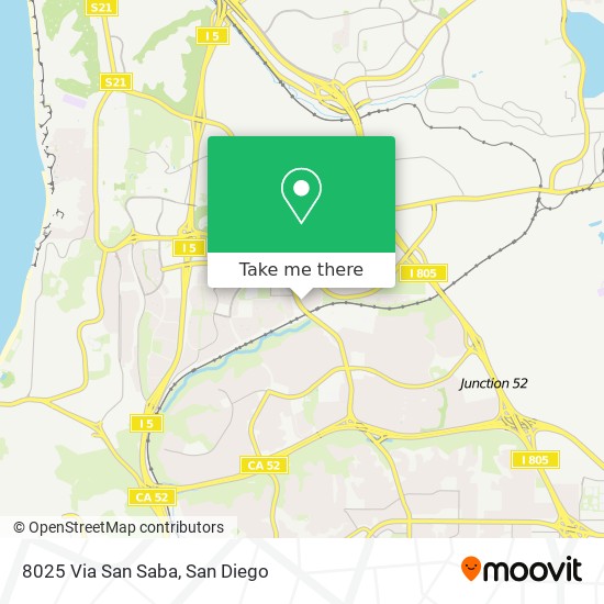 8025 Via San Saba map