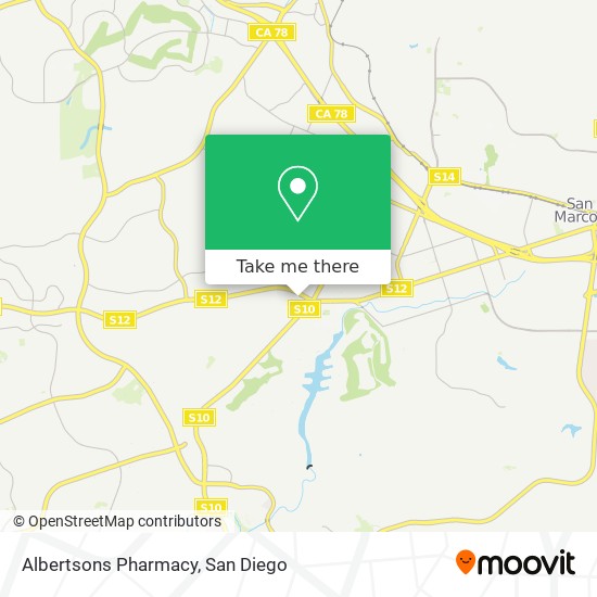 Mapa de Albertsons Pharmacy