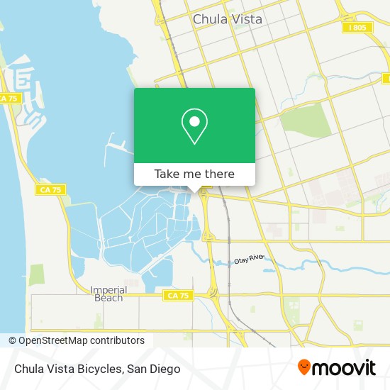 Chula Vista Bicycles map
