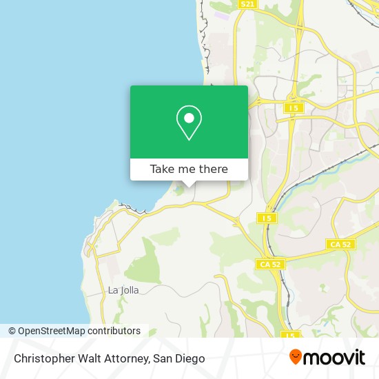 Mapa de Christopher Walt Attorney