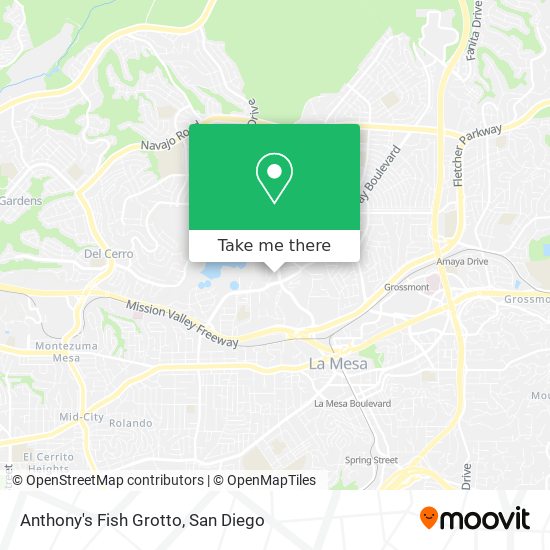 Mapa de Anthony's Fish Grotto