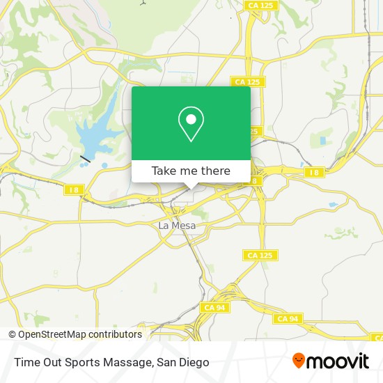 Mapa de Time Out Sports Massage