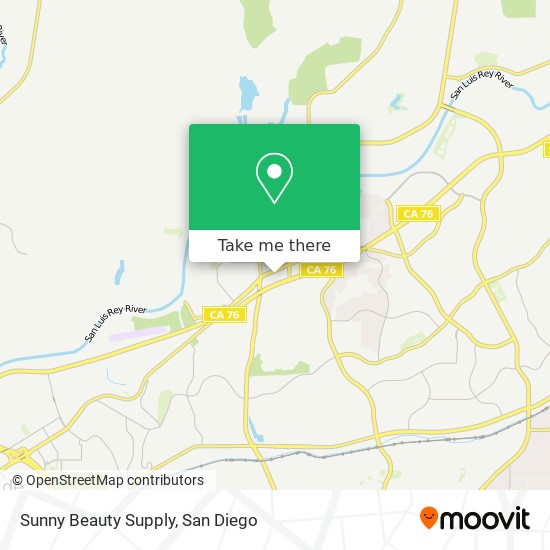 Sunny Beauty Supply map