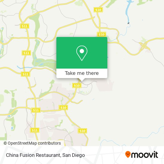 China Fusion Restaurant map