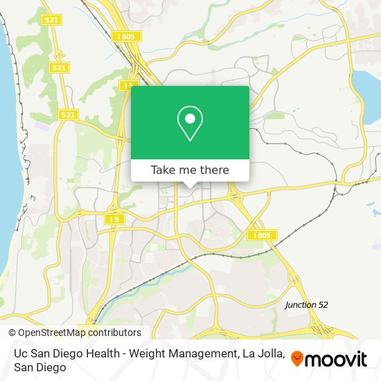 Uc San Diego Health - Weight Management, La Jolla map