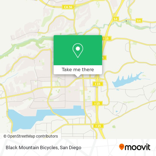 Black Mountain Bicycles map