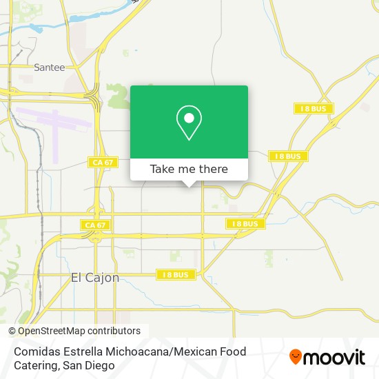 Comidas Estrella Michoacana / Mexican Food Catering map