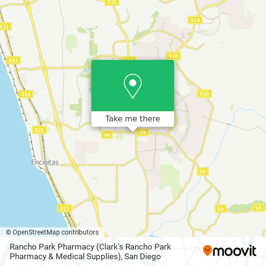 Mapa de Rancho Park Pharmacy (Clark's Rancho Park Pharmacy & Medical Supplies)