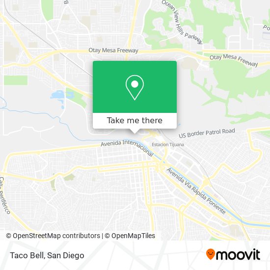 Mapa de Taco Bell