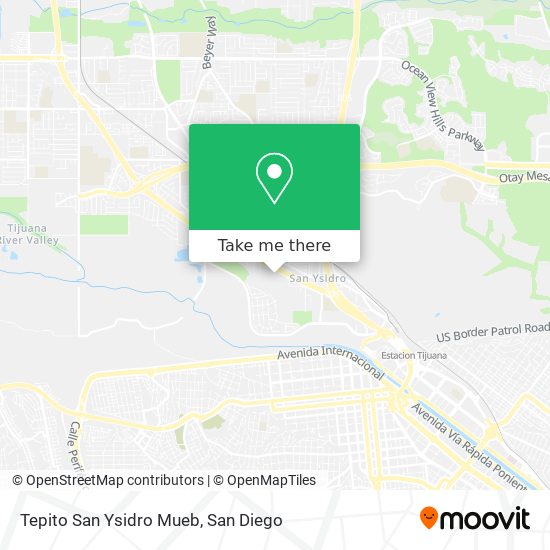 Mapa de Tepito San Ysidro Mueb