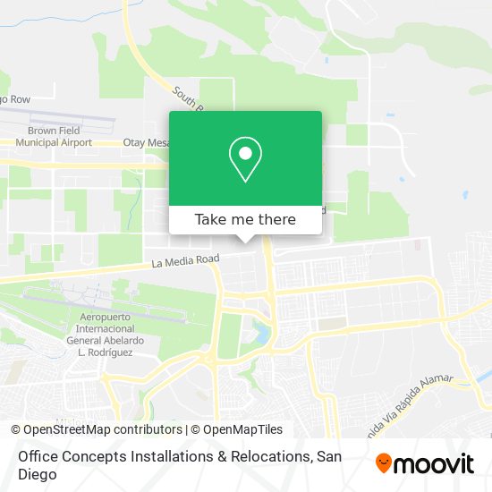 Office Concepts Installations & Relocations map