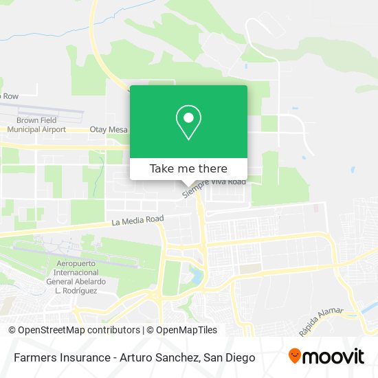 Mapa de Farmers Insurance - Arturo Sanchez