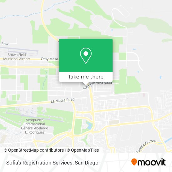 Mapa de Sofia's Registration Services